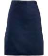 PR151 Colours Mid Length Apron Navy colour image